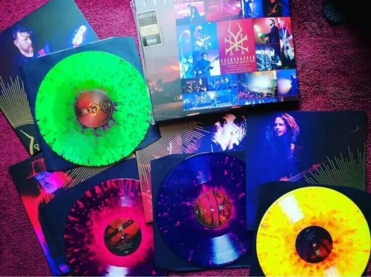 Soundgarden BOX SET Live From Artists Den 4LP NEON COLOR VINYL Chris Cornell NEW