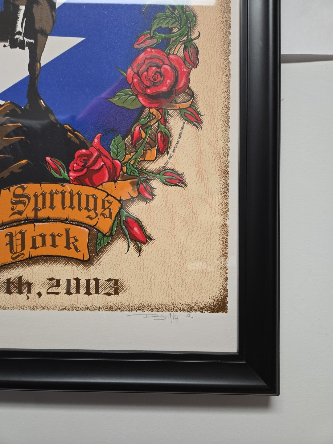 The Grateful Dead Poster 6/20/03 Saratoga Performing Arts Heritage Auction #695