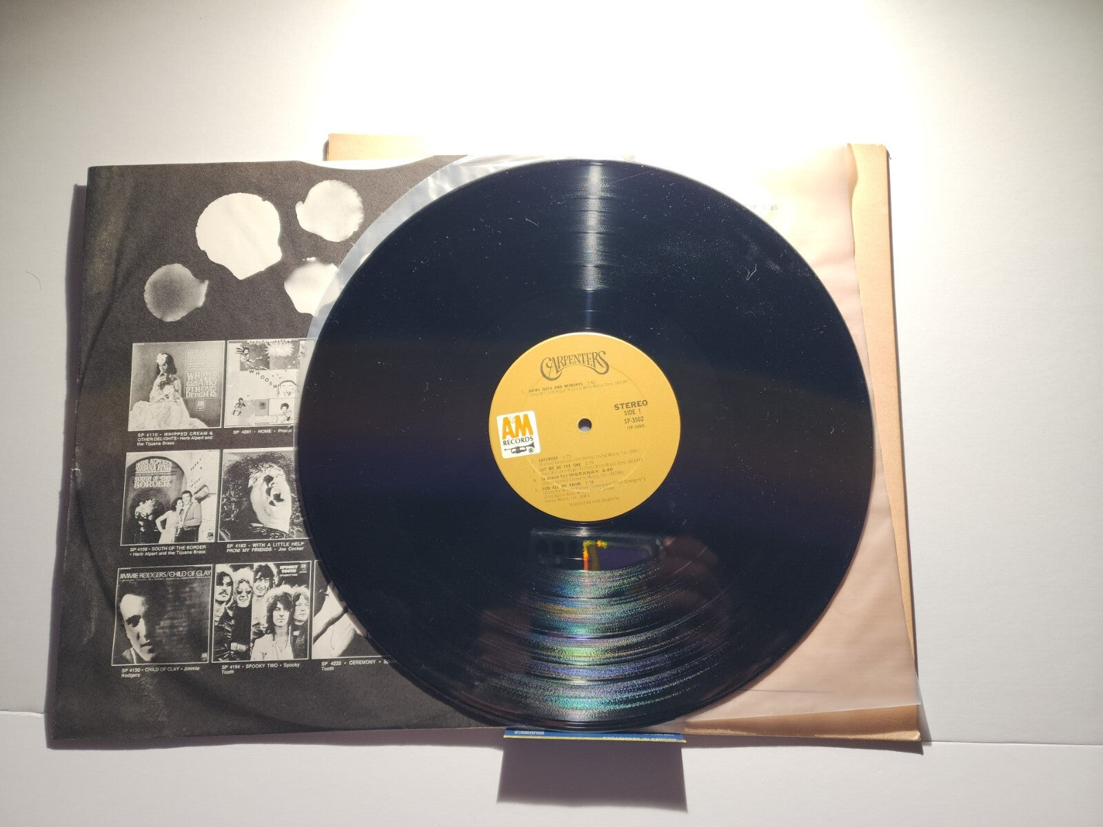Carpenters A&M SP 3502 VG VINYL RECORD LP Soft Rock Pop 1970s Original Vintage