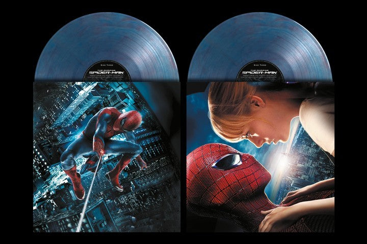 THE AMAZING SPIDER-MAN - OST - 2-LP TRANSLUCENT BLUE/RED MARBLED VINYL - LE NEW