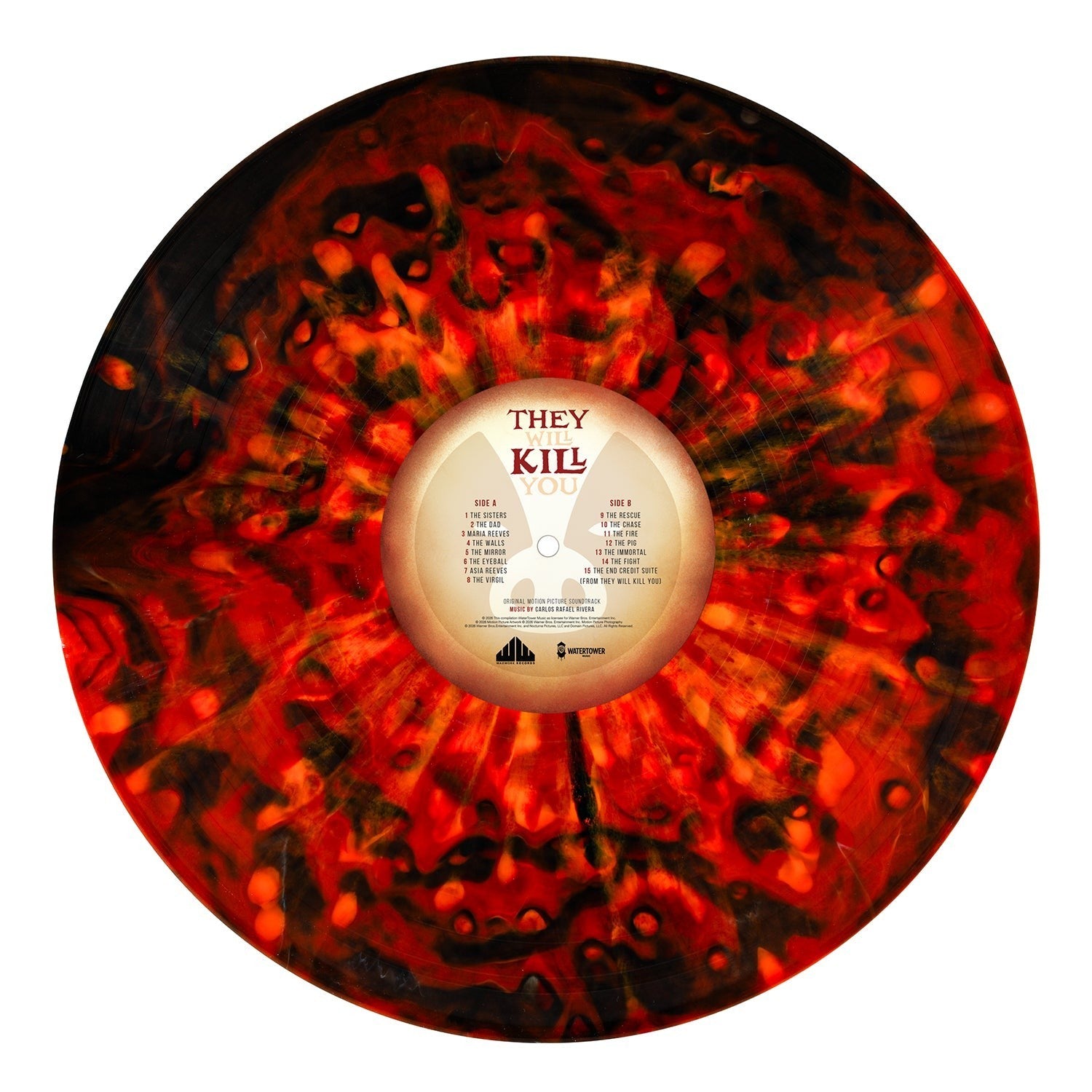 They Will Kill You (SATANIC SPLATTER VINYL)(PREORDER) Carlos Rafael Rivera LP