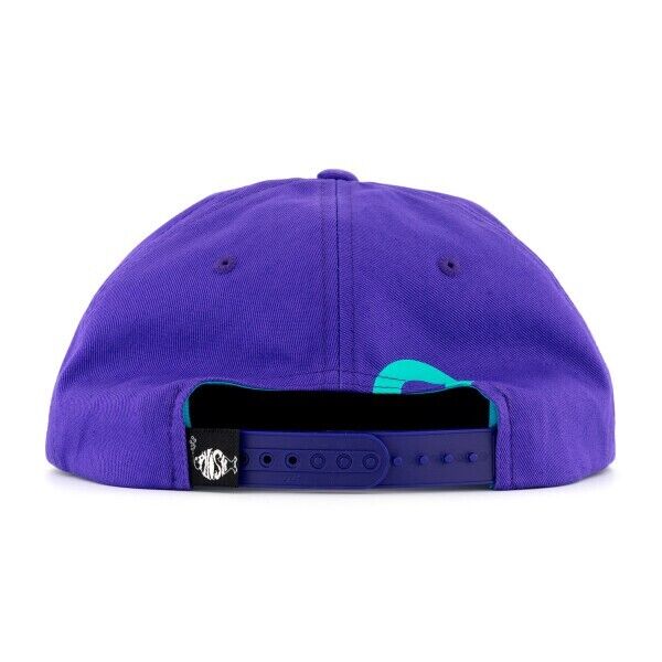 Phish Donut Brim Logo Embroidered Ball Cap Dad Hat Purple + Teal Dry Goods NEW