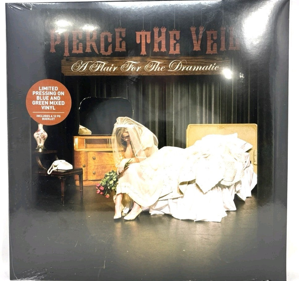 Pierce The Veil A Flair For The Dramatic Colored Vinyl LP Limited Blue Green NEW