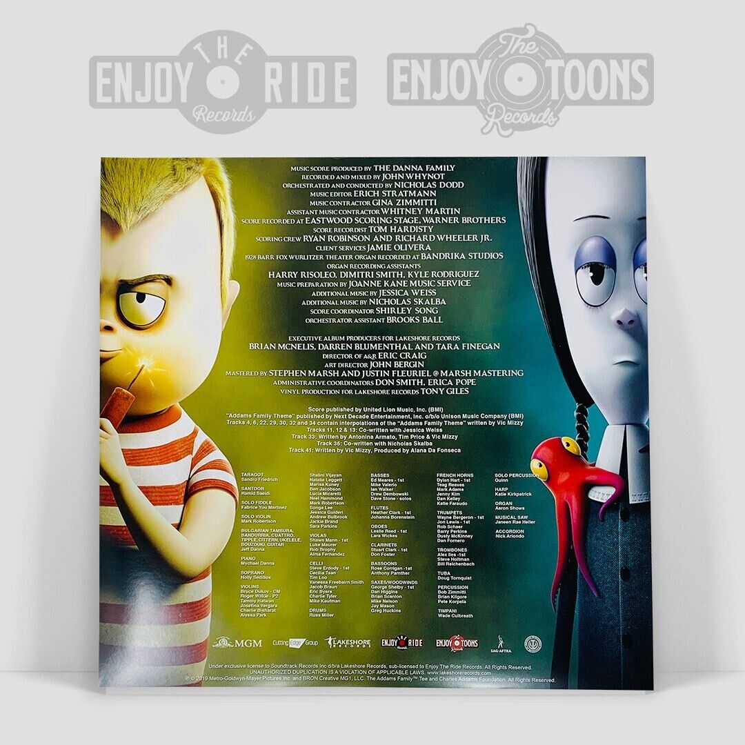 Addams Family Soundtrack LIGHTNING STORM Color Vinyl LP 2019 Animated Film Score
