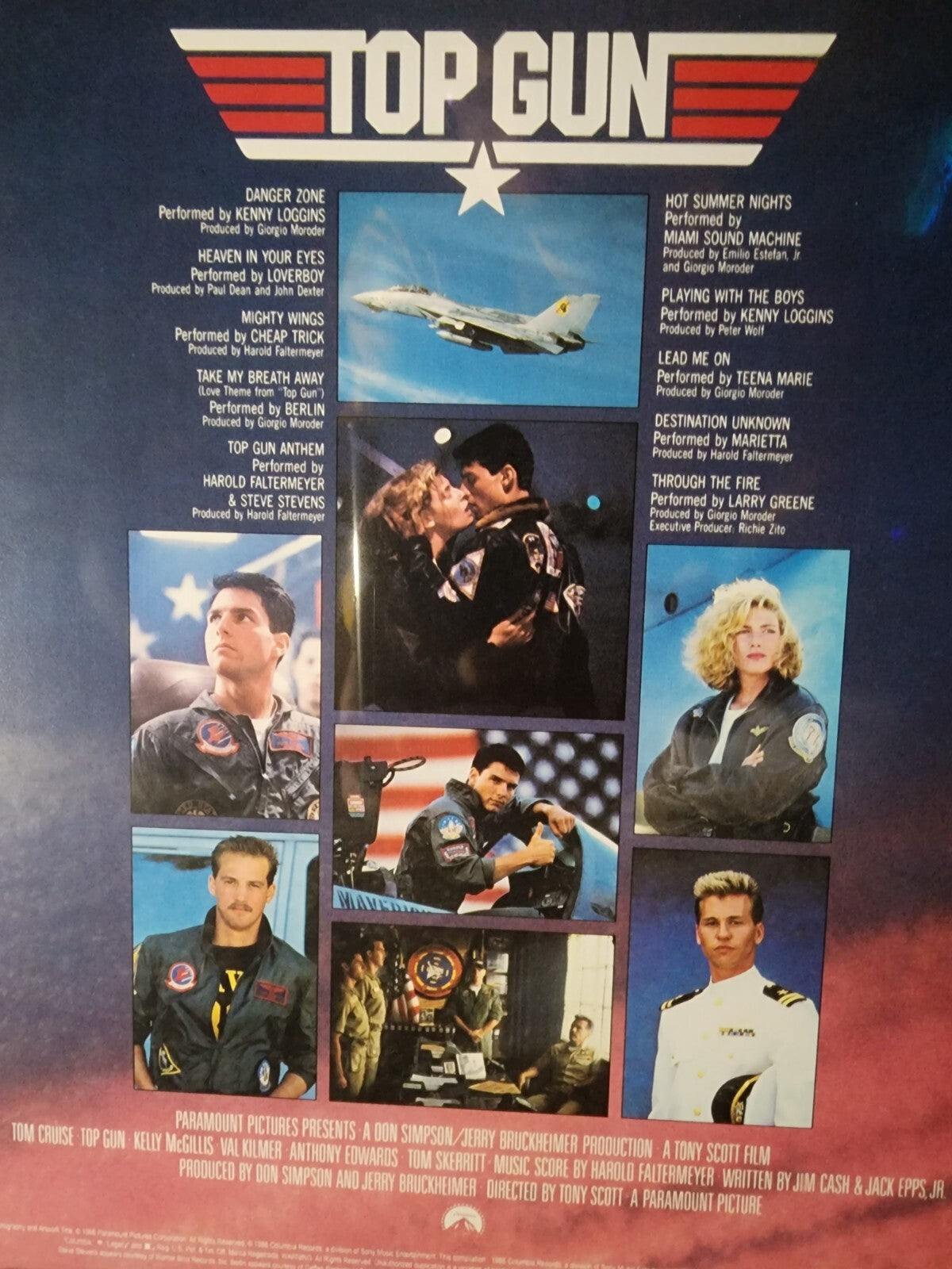 Top Gun (RED Colored Vinyl LP Limited Edition) 80's Soundtrack, Danger Zone OST