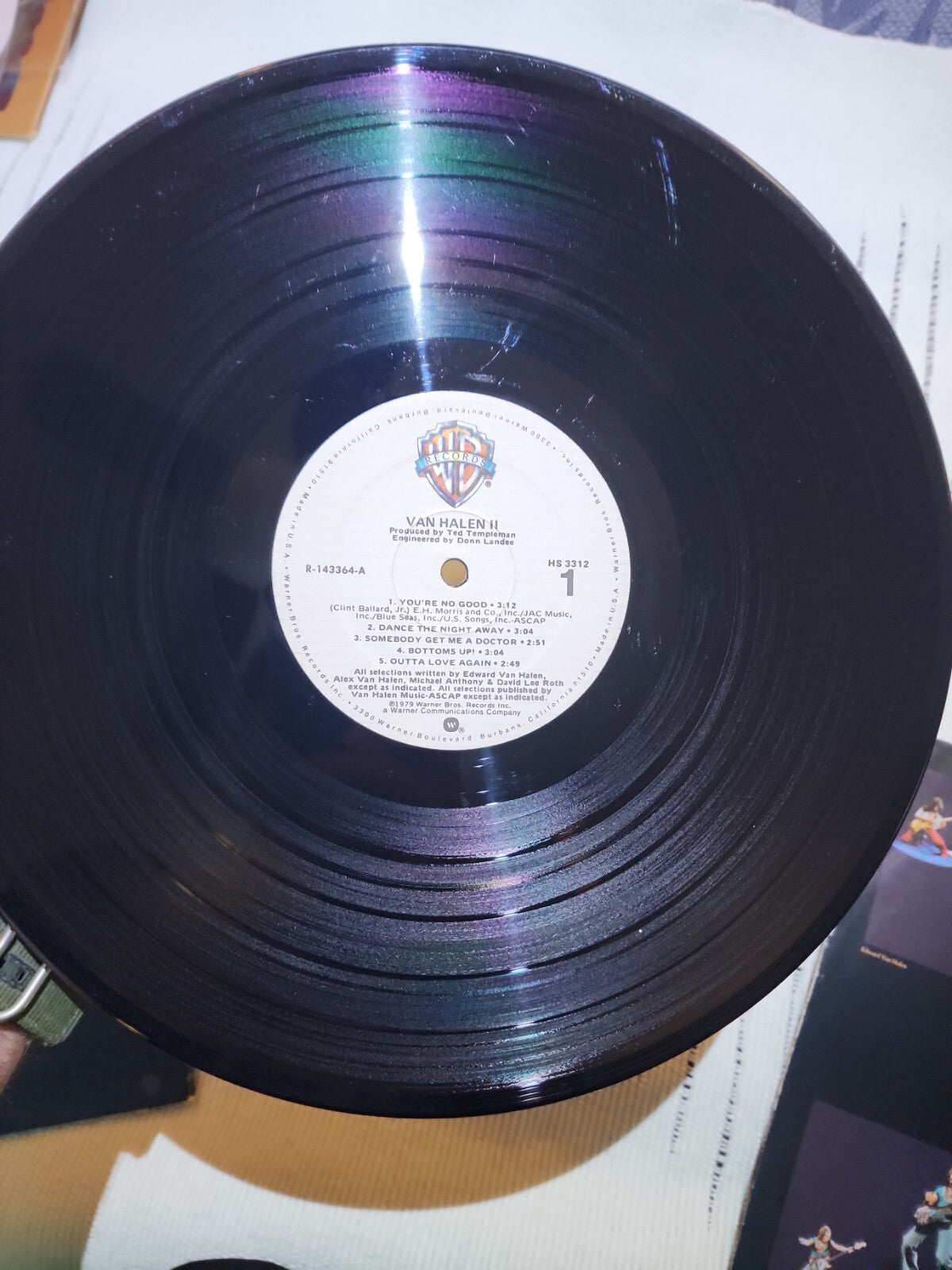 Van Halen II R-143364 Vinyl Record LP VG/VG+ ORIGINAL FIRST PRESS 1979 12" 33RPM