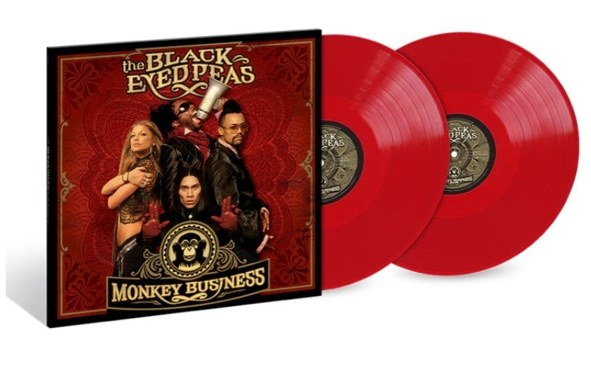 THE BLACK EYED PEAS MONKEY BUSINESS VINYL NEW! LIMITED RED LP! MY HUMPS, PUMP IT