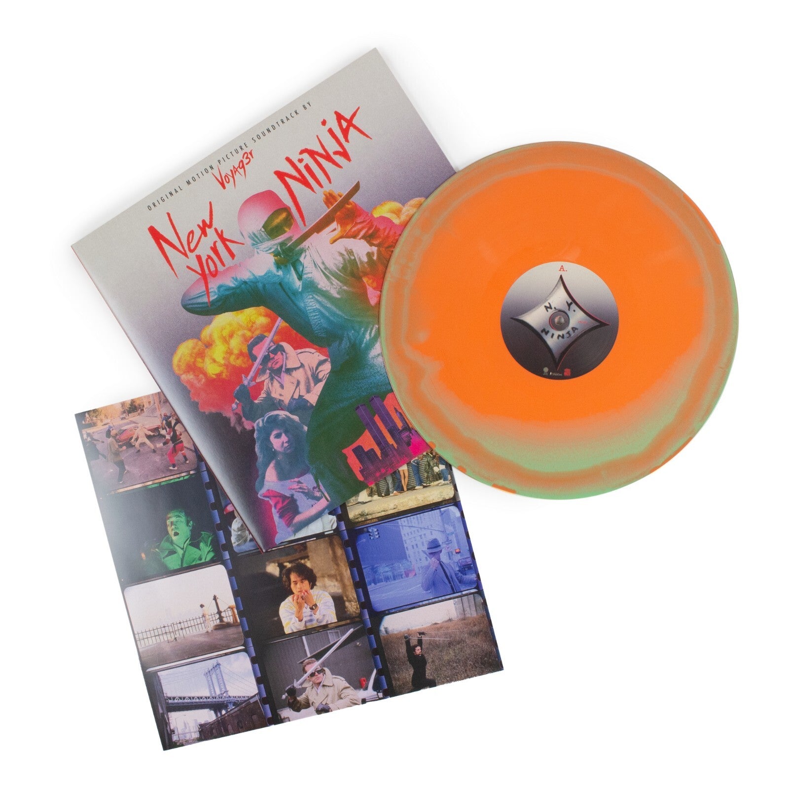 New York Ninja -Soundtrack OST COLOR SWIRL VINYL LP Vinegar Syndrome Voyag3r NEW