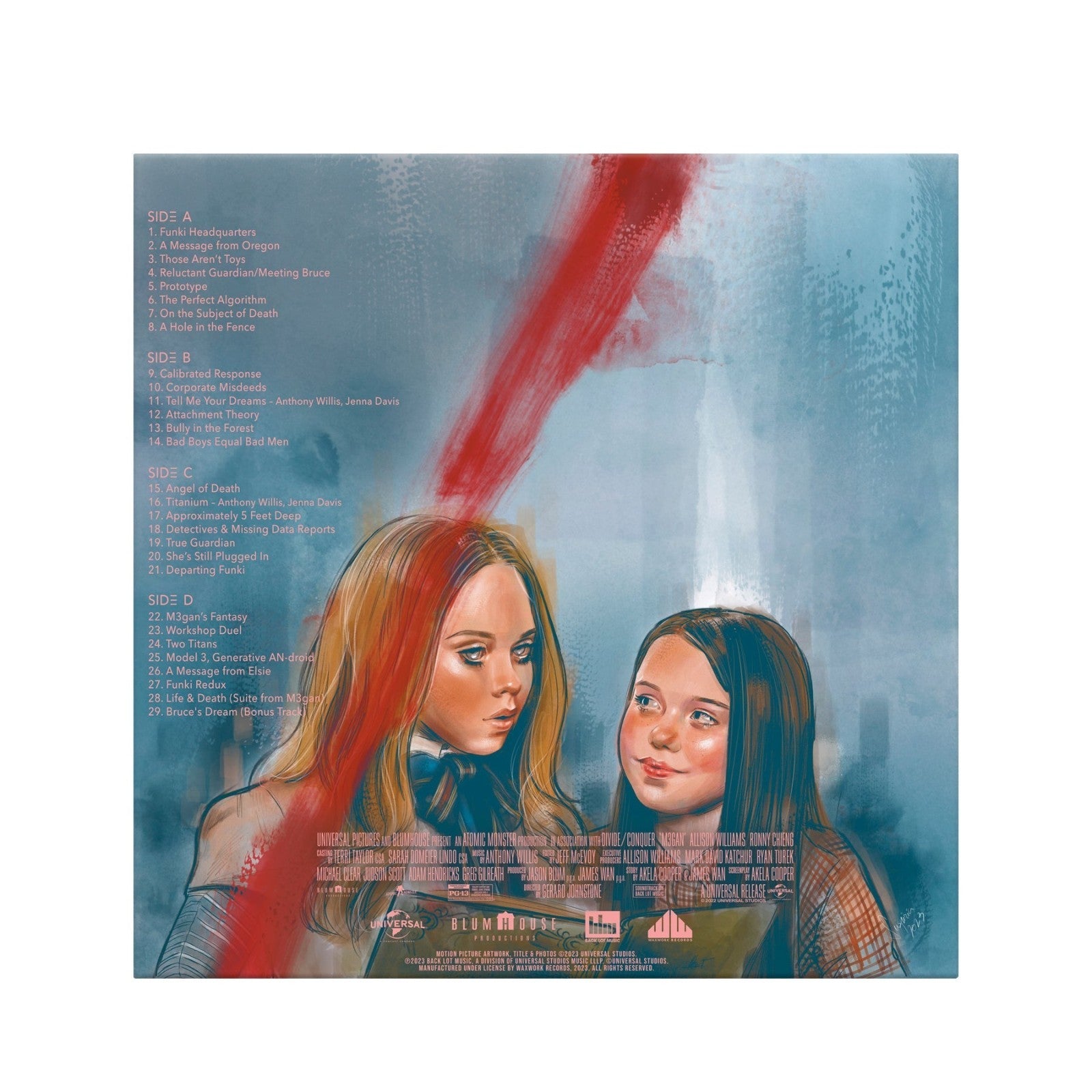 M3gan/ Megan: Horror Soundtrack Vinyl - NEW - 2 LP Limited Color Variant Waxwork