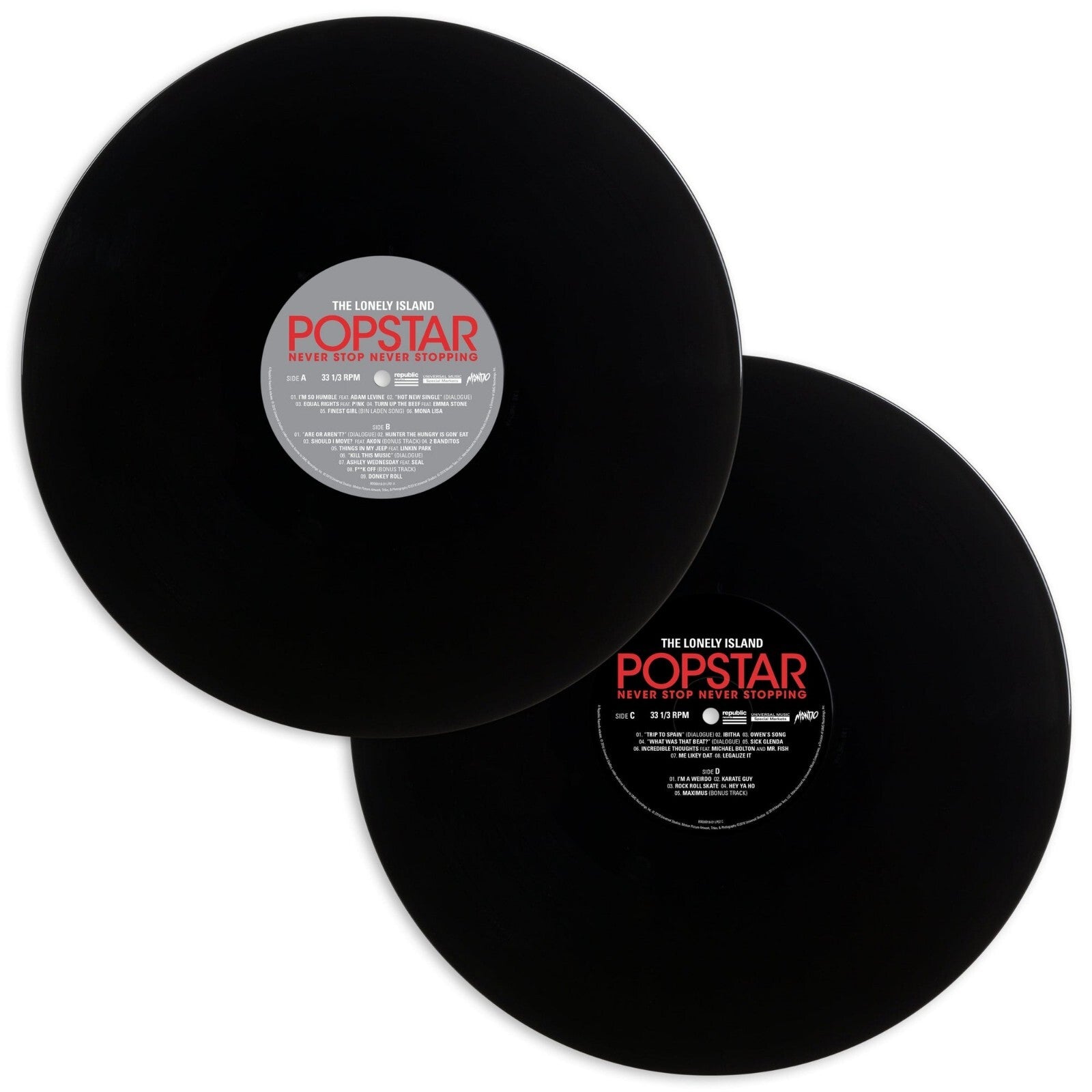 The Lonely Island - Popstar THRILLER 2X LP 180G Never Stop Never Stopping MONDO