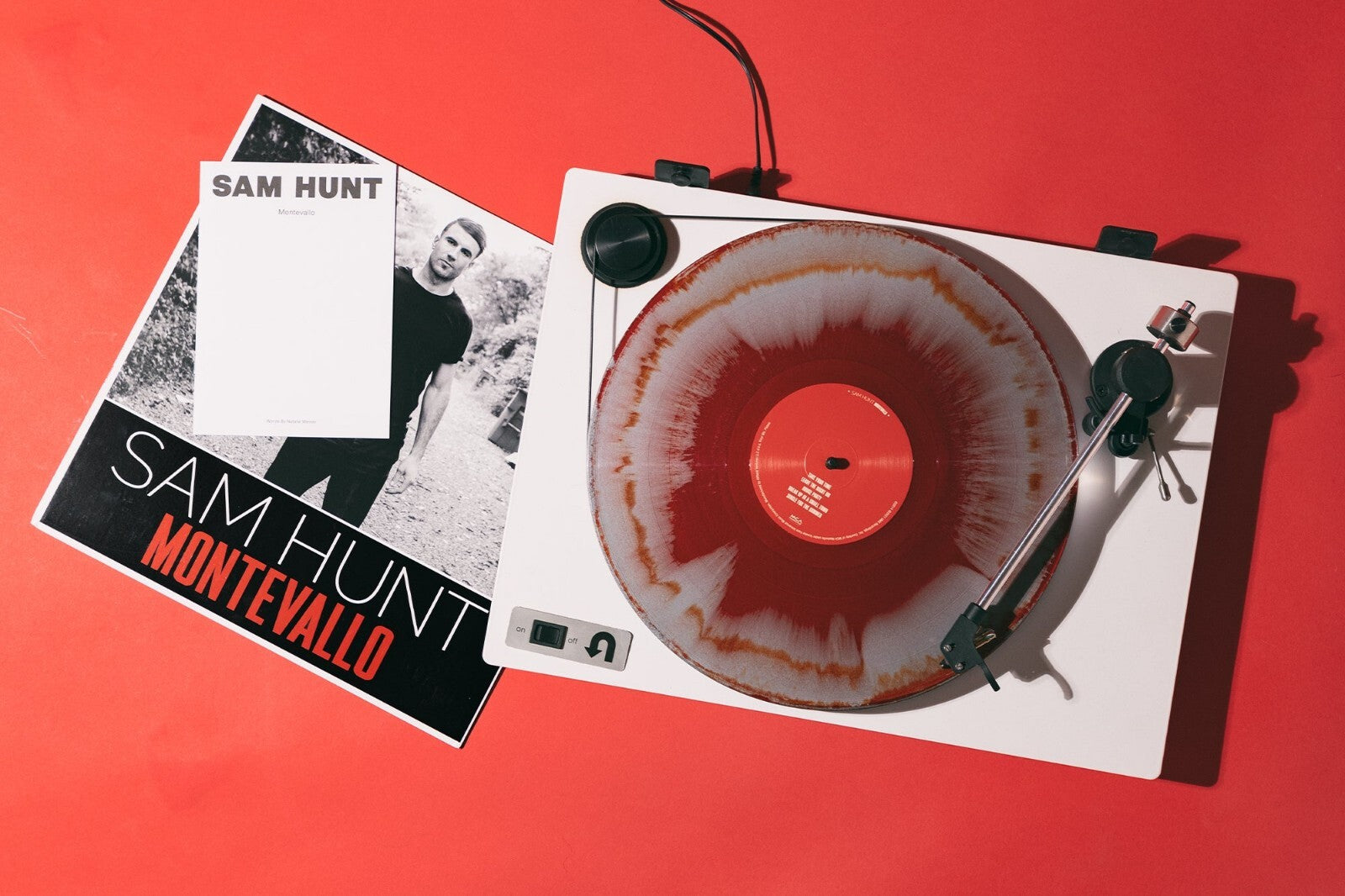 SAM HUNT MONTEVALLO VINYL NEW! LIMITED RED TIE DYE LP HOUSE PARTY VMP ME PLEASE
