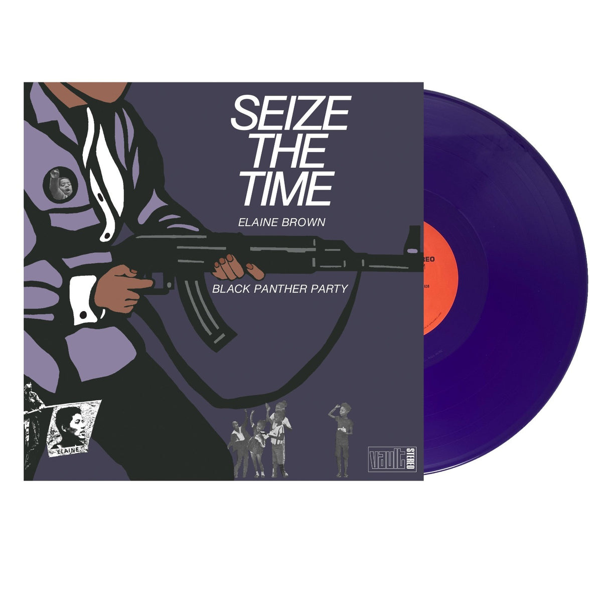 ELAINE BROWN LP - Seize The Time DEEP PURPLE VINYL LIMITED /950 SOUL JAZZ POETRY
