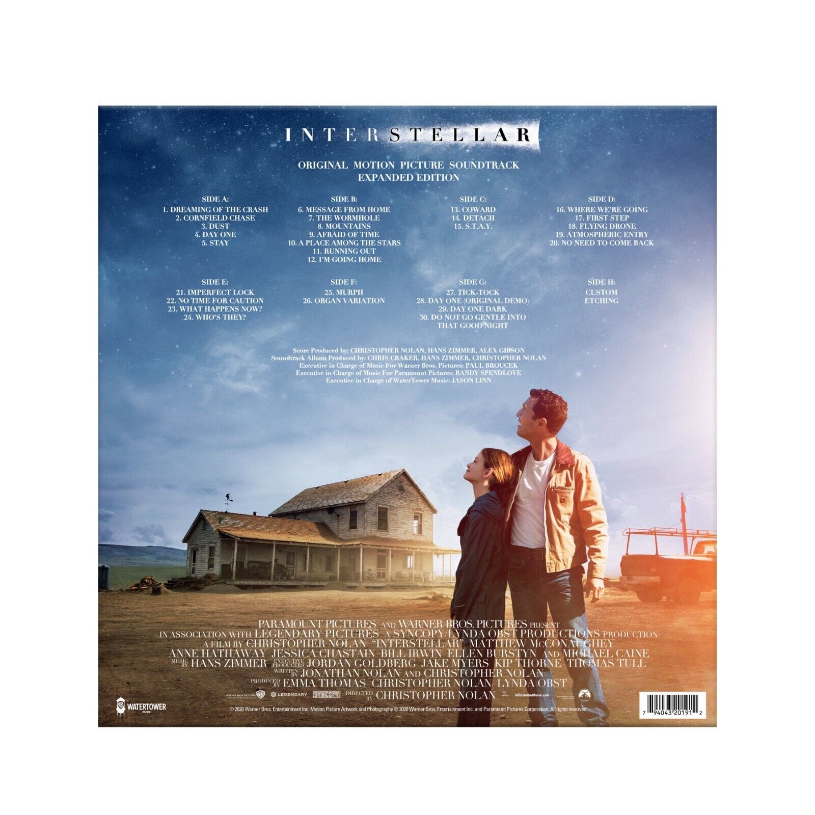 Interstellar Soundtrack Hanz Zimmer (Vinyl LP) Expanded  12" Album Box Set