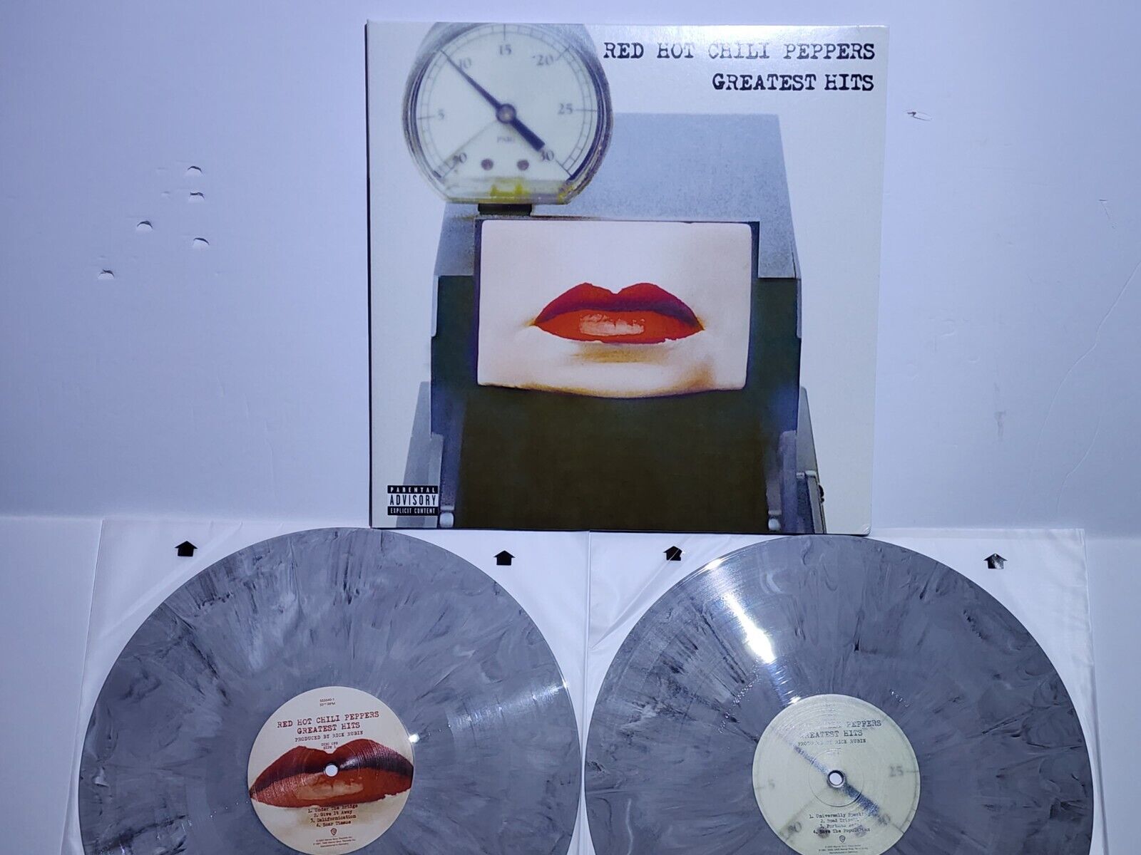 RED HOT CHILI PEPPERS GREATEST HITS Limited GRAY MARBLE Color Double Vinyl LP 🌶