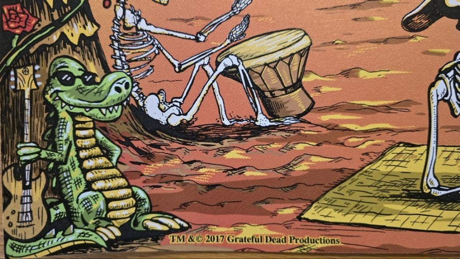 Dead & Company Uncut Concert Poster 2017 FLORIDA Miami + Orlando DuBois VERYRARE