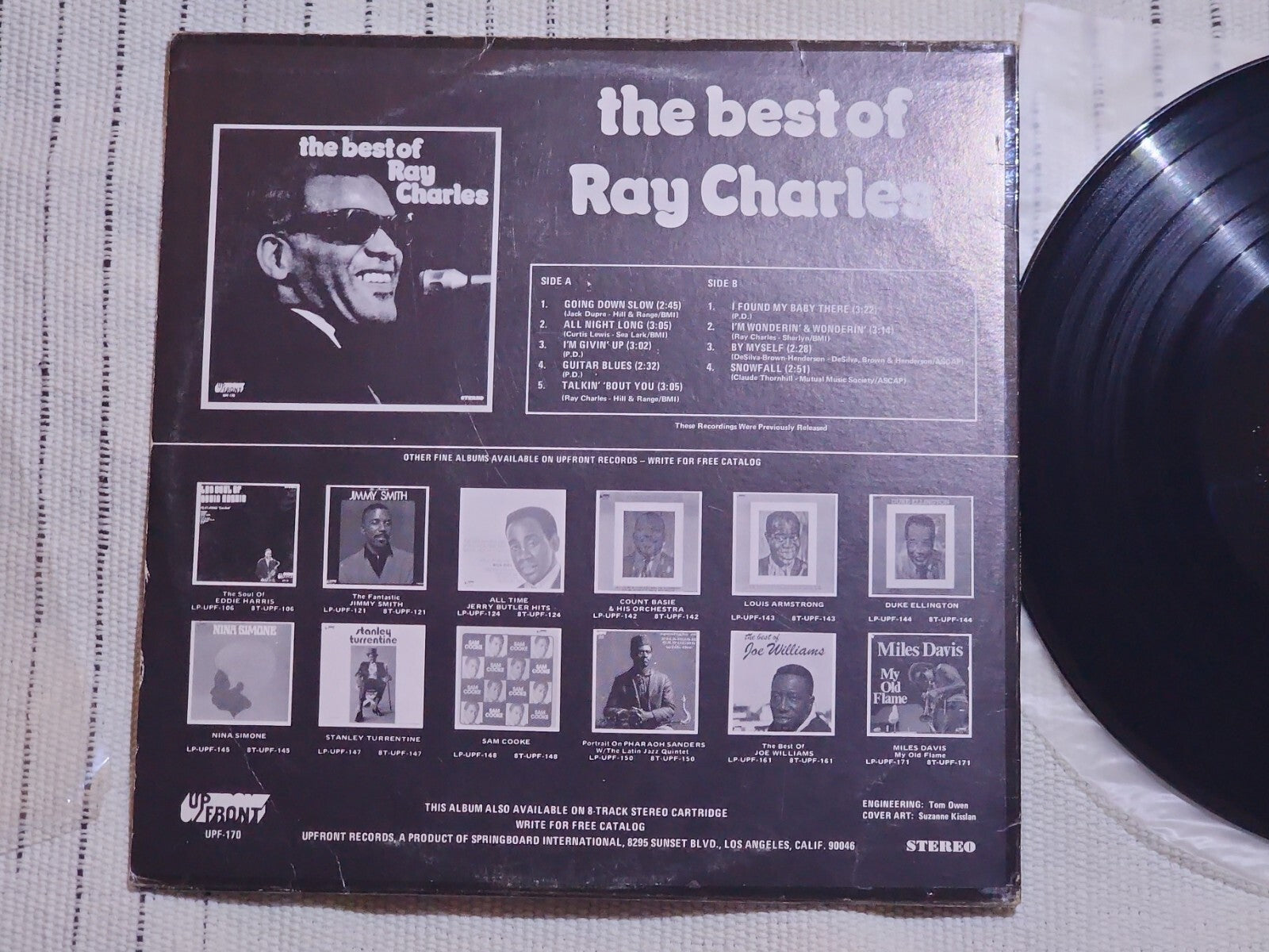Ray Charles - The Best Of Jazz Anthology - STEREO LP Vinyl Record - UPF-170 - NM