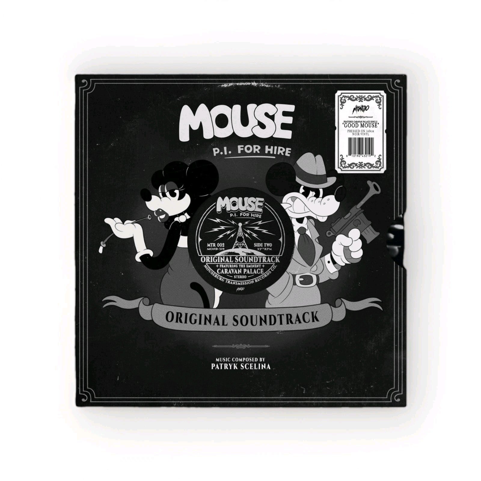 MOUSE: P.I. For Hire Original Soundtrack Vinyl LP 12" Noir Color - Limited Album