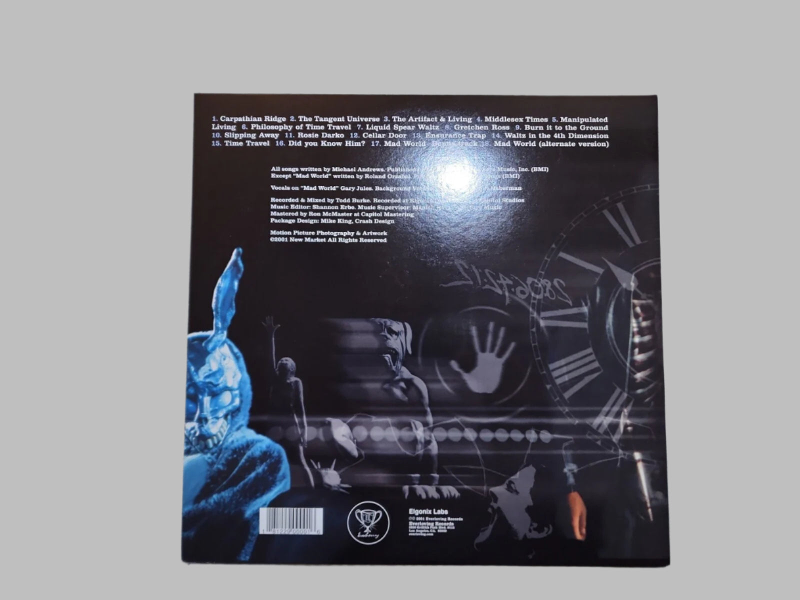 DONNIE DARKO ORIGINAL SOUNDTRACK OST VINYL LP 2012 EVERLOVING 1ST PRESS USED