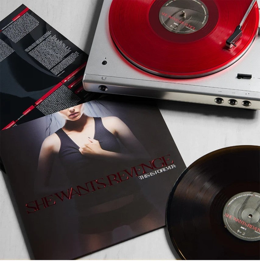 She Wants Revenge - This Is Forever NEW 2LP RUBY BLACK ICE Vinyl Sealed Limited