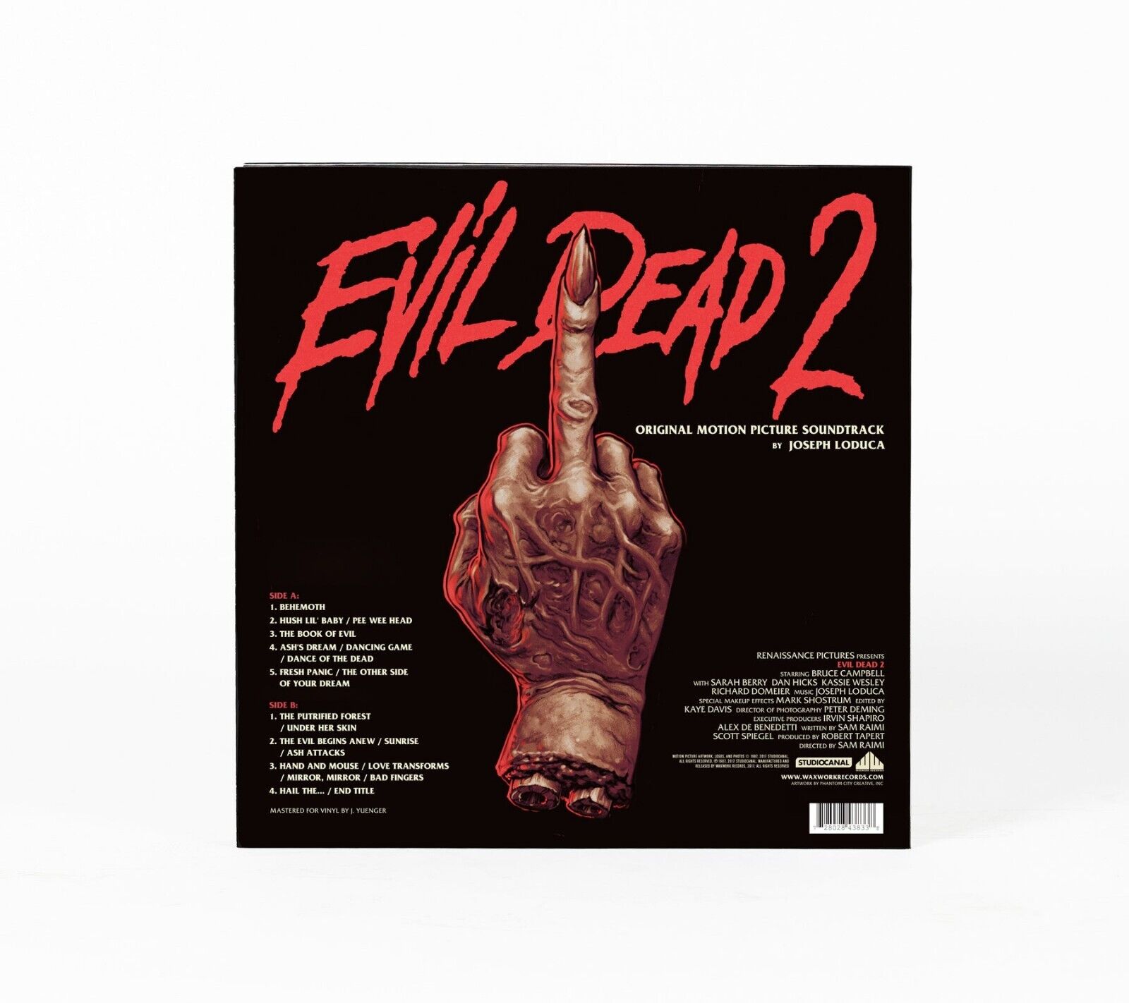 Evil Dead 2 LP Movie Soundtrack Horror Hand Poured Vinyl Record Album "Woods"