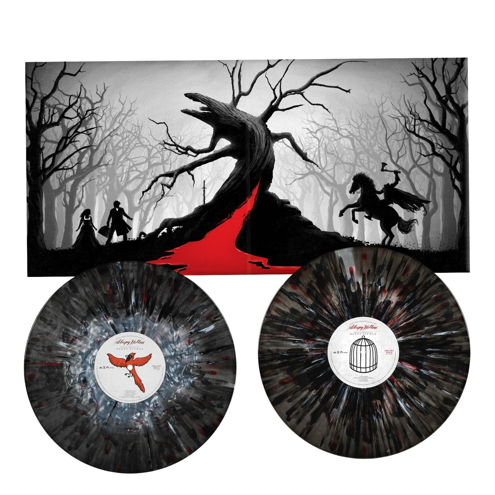 Sleepy Hollow Soundtrack 1999 (HEADLESS HORSEMAN VINYL) 2 LP Horror Score Elfman
