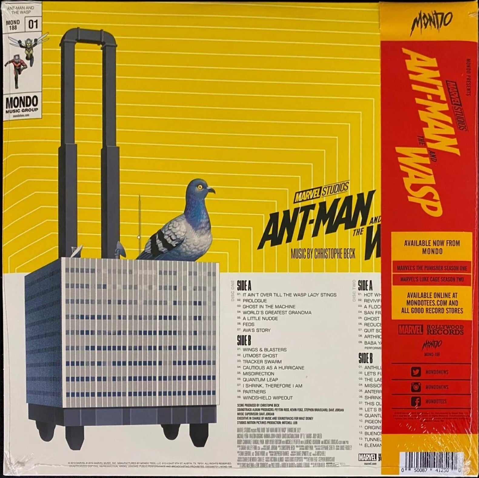 Ant-Man and The Wasp - Original Motion Picture Soundtrack – 2x Colored Vinyl LP