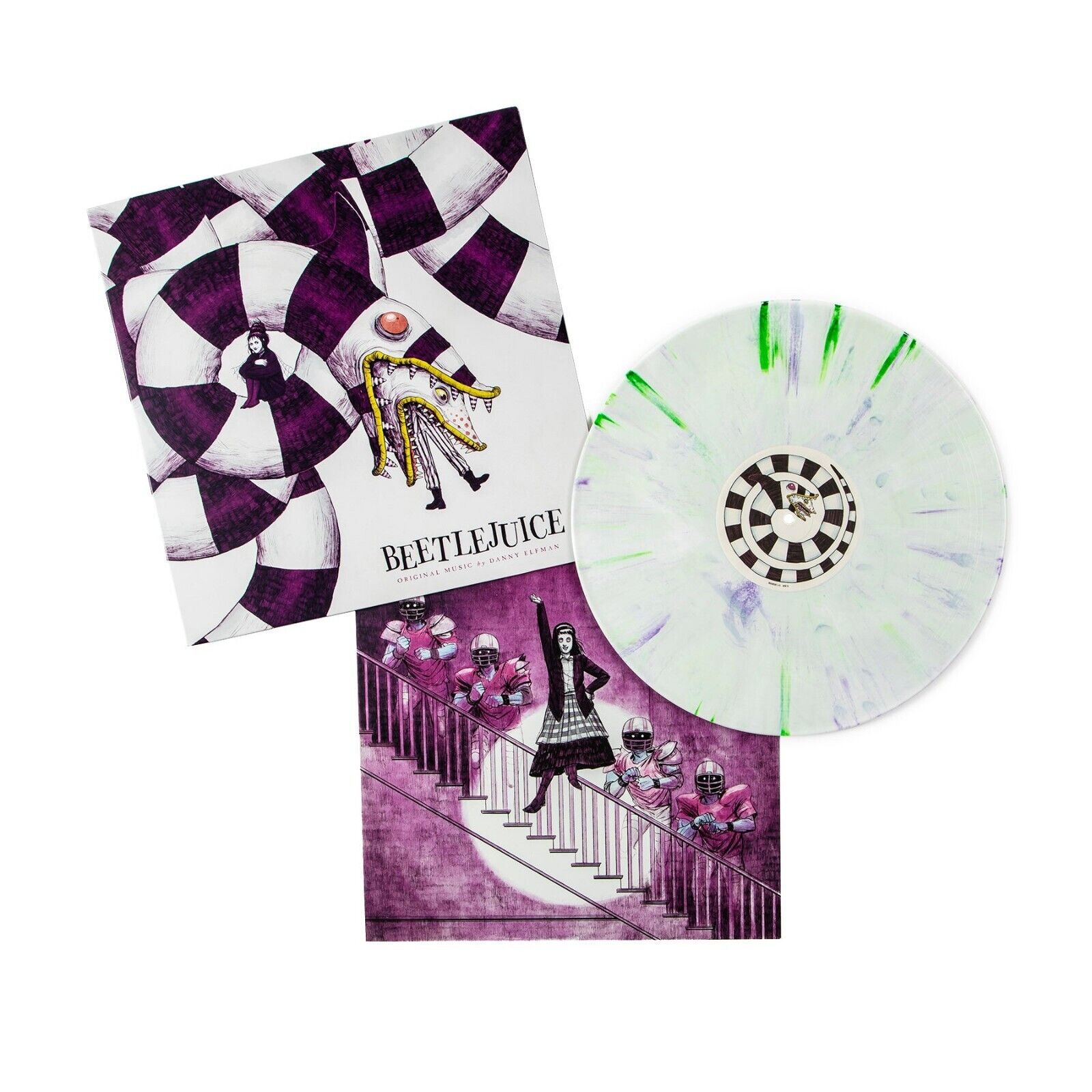 Beetlejuice WaxWork “Beetlejuice Swirl” Colored Limited Vinyl Record LP NEW
