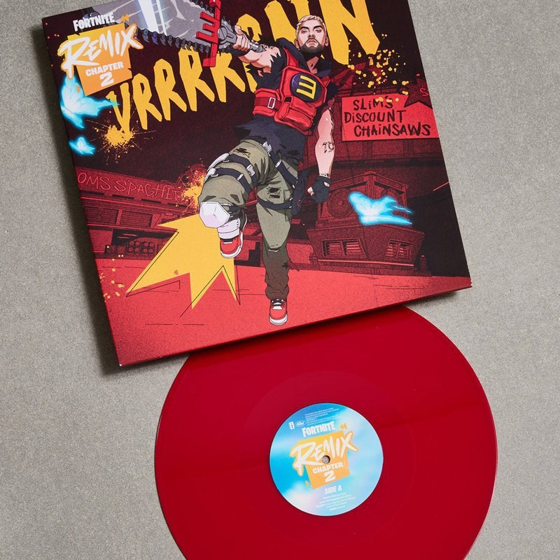 Fortnite Epic Games Remix Chapter 2 Vinyl  Eminem Variant Red LP Record New Rare