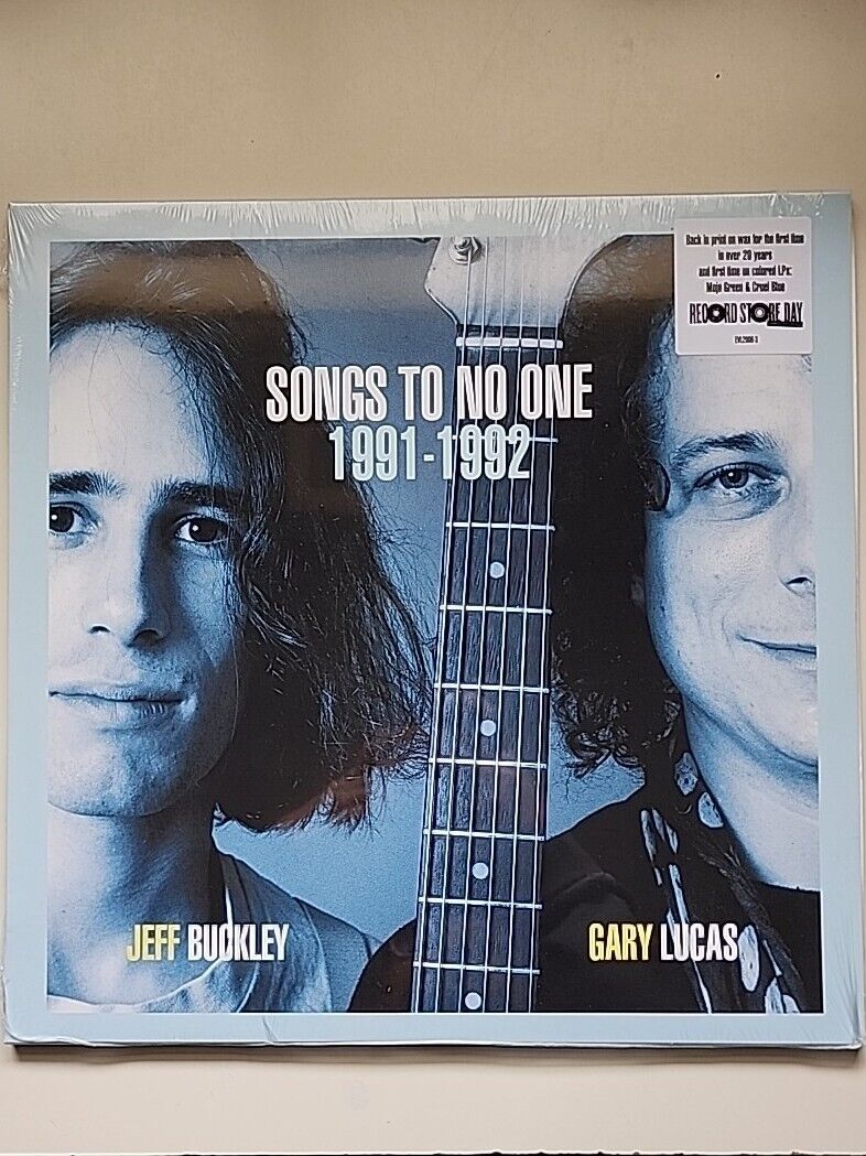 JEFF BUCKLEY & GARY LUCAS Songs to No One 1991-1992 Colored Vinyl 2 LP RSD 2024