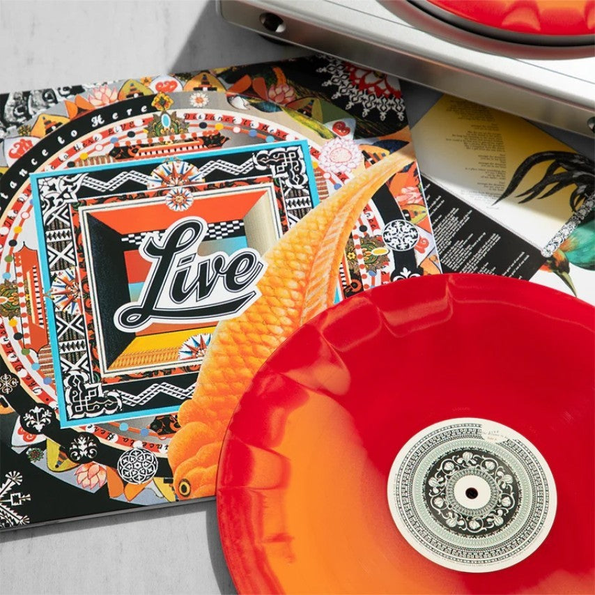 LIVE The Distance To Here (Deluxe Edition) SEALED 2 LP  Apple Red & Orange Vinyl