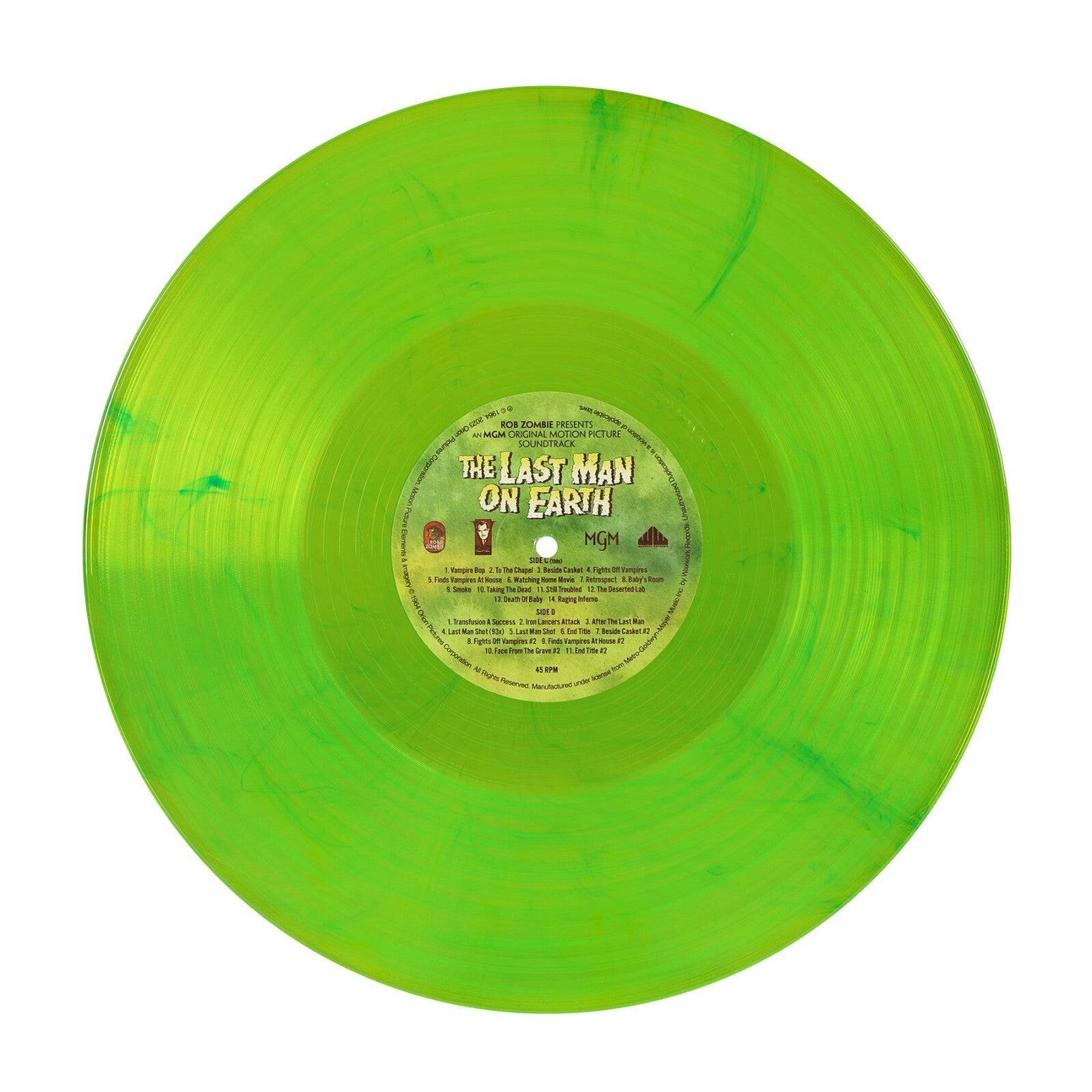 Last Man On Earth Horror Soundtrack Vinyl Deluxe 2 LP Color ROB ZOMBIE PRESENTS