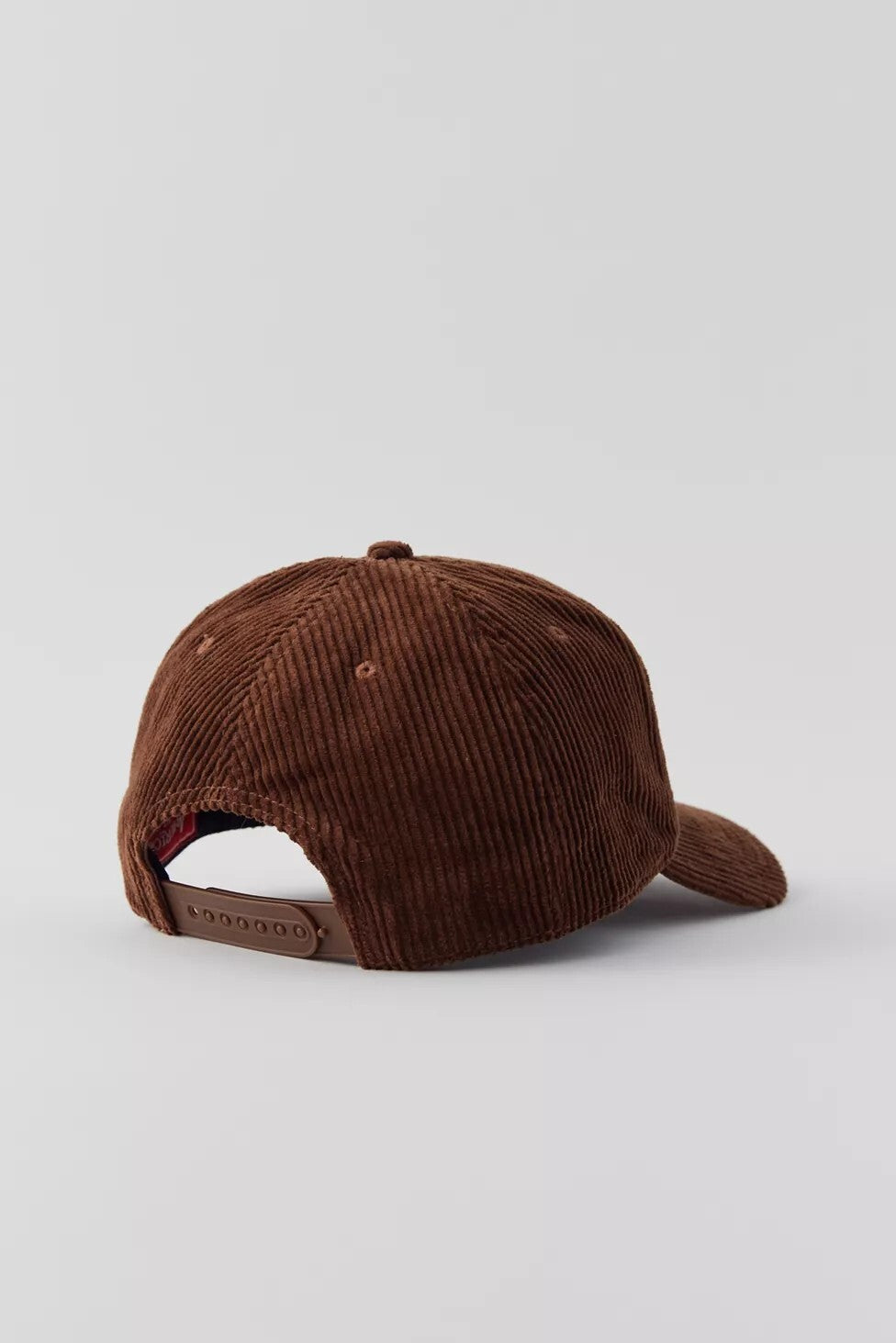 American Cowboy Brown Corduroy Snapback Hat Embroidered Trucker Country Cap