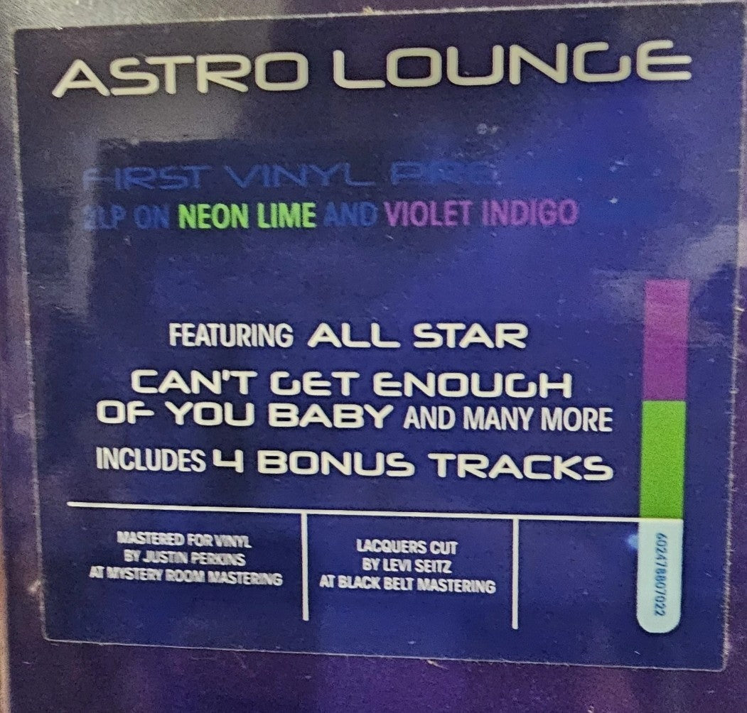 Smash Mouth ASTRO LOUNGE + 4 BONUS Neon Lime/Violet Indigo 2 LP Vinyl NEW/SEALED