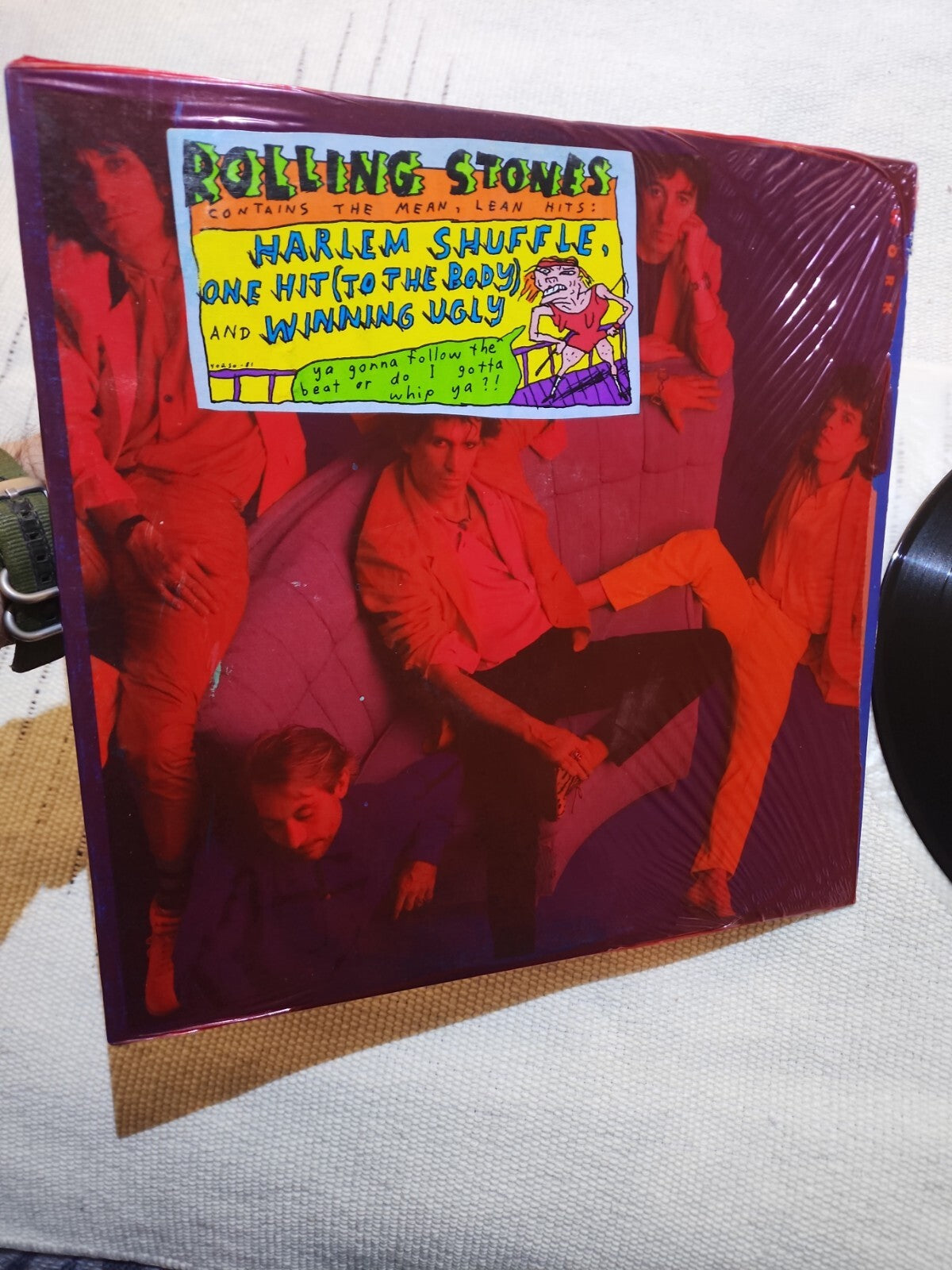 Rolling Stones Dirty Work USA Vinyl LP 1st Press w/ Hype NM Near Mint OC40250