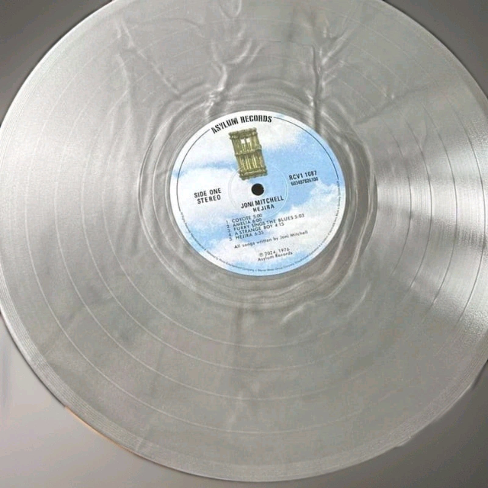 JONI MITCHELL HEJIRA - LIMITED 180 GRAM SILVER VINYL LP "NEW SEALED" Folk Album