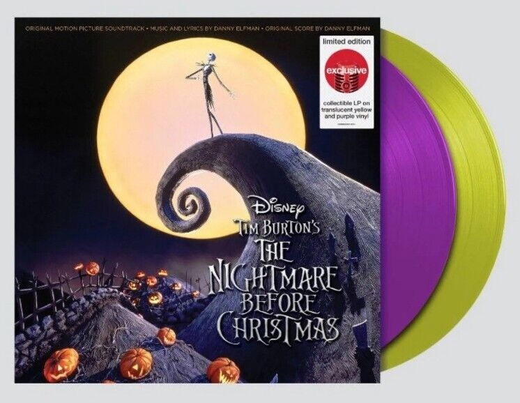 Nightmare Before Christmas A Tim Burton Movie Soundtrack- Color Vinyl 2 LP Color