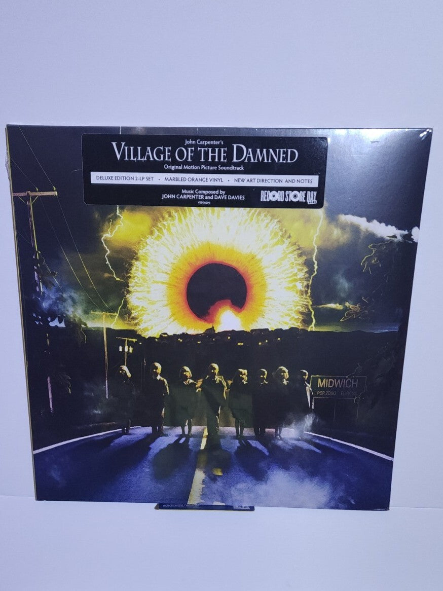 VILLAGE OF THE DAMNED Horror Soundtrack RSD COLOR VINYL 2 LP JOHN CARPENTER