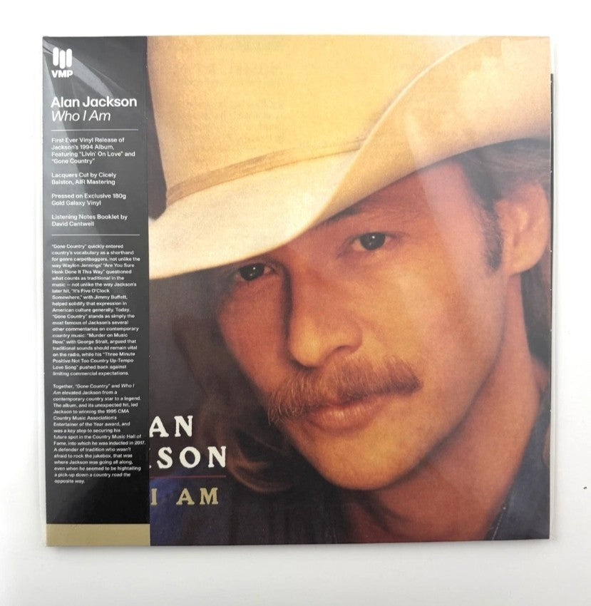 Alan Jackson - Who I Am - Gold Galaxy, 180g Vinyl W/ VMP Deluxe Reading Booklet