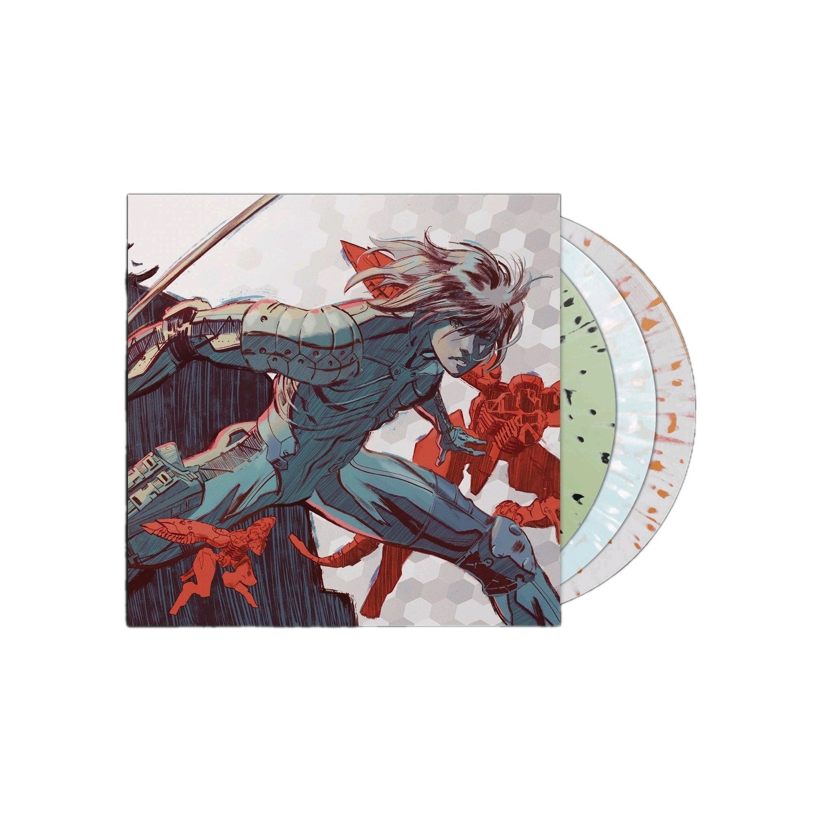 Metal Gear Solid 2: Sons of Liberty Vinyl Soundtrack 3xLP Splatter MGS Mondo OST