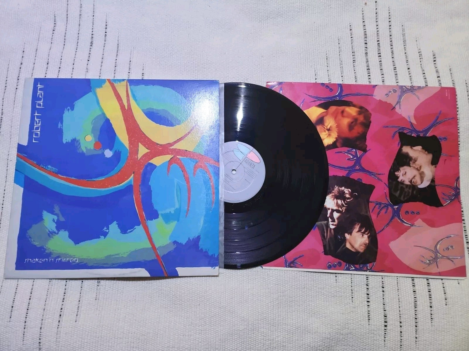 ROBERT PLANT SHAKEN N STIRRED Vinyl LP Vintage First Press 1st High Quality VG++