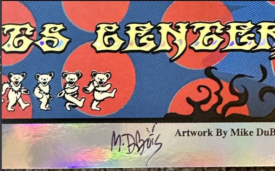 DEAD & CO. SARATOGA NY JUNE 2018 AE SIGNED # CONCERT POSTER DUBOIS FOIL COMPANY