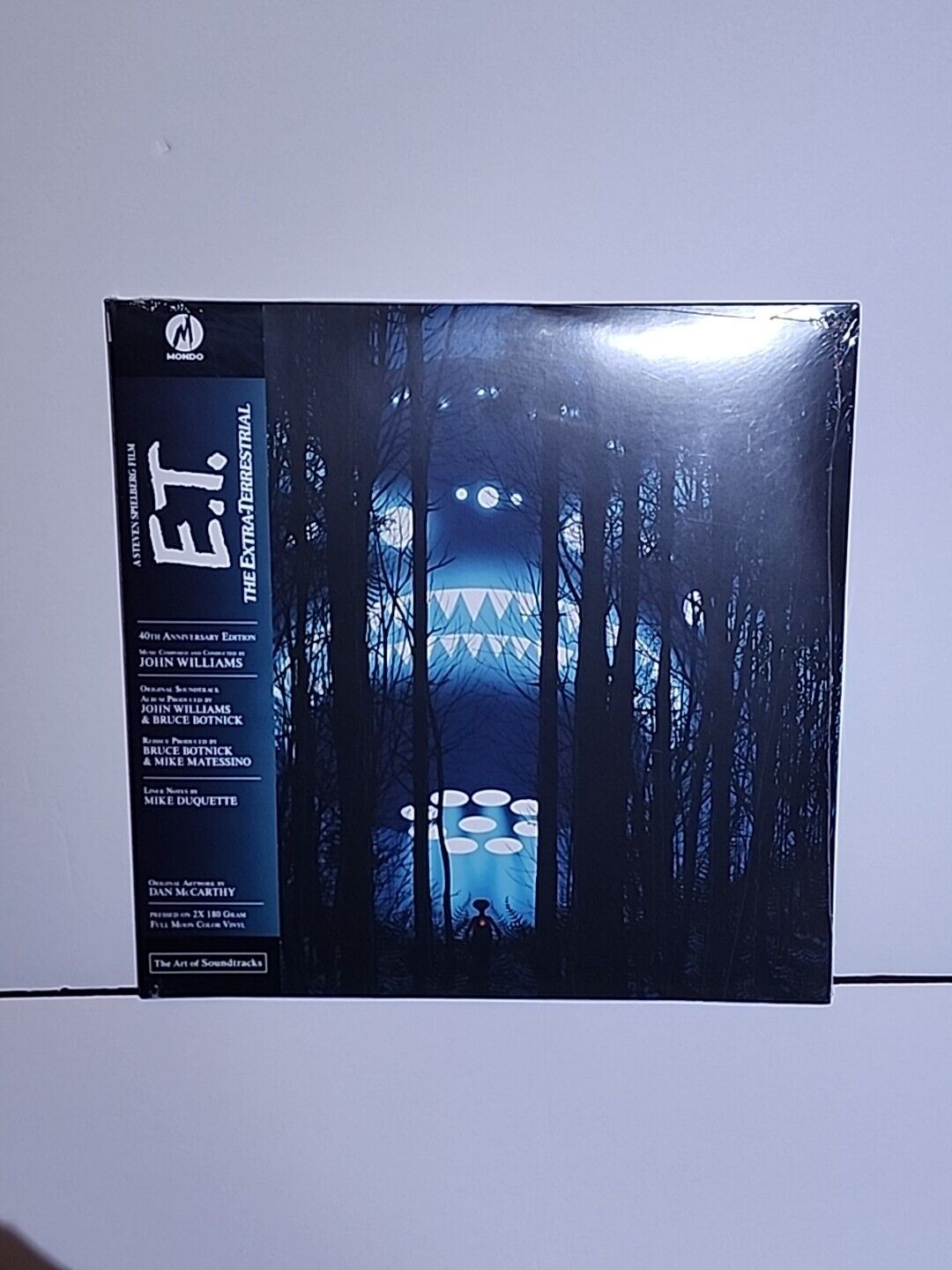 E.T. The Extra Terrestrial 40th Anniversary 2 LP  Full Moon Color Vinyl MONDO
