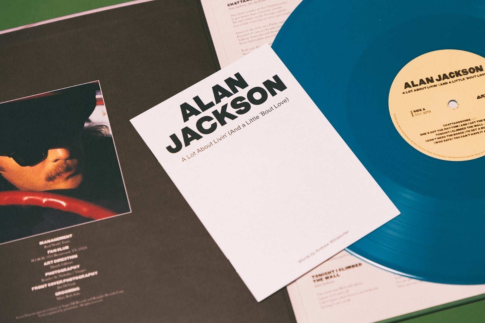 ALAN JACKSON A LOT ABOUT LIVIN AND A LIL BOUT LOVE NEW! LIMITED MERCURY BLUES LP