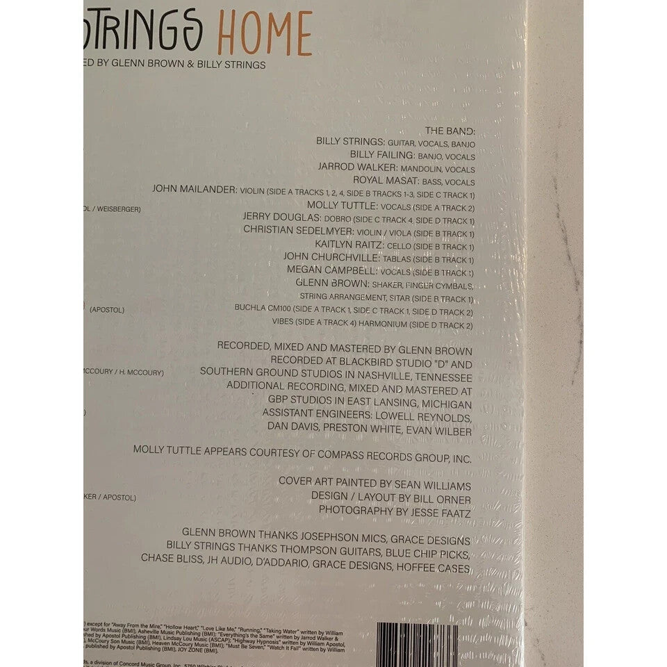 Home by Billy Strings (2x Vinyl Record, 2019) New Sealed 2 LP Black Wax