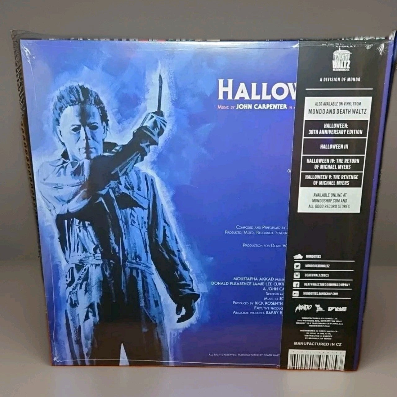 Halloween II - Original Motion Picture Soundtrack LP (Mondo; Smoke Vinyl Record)