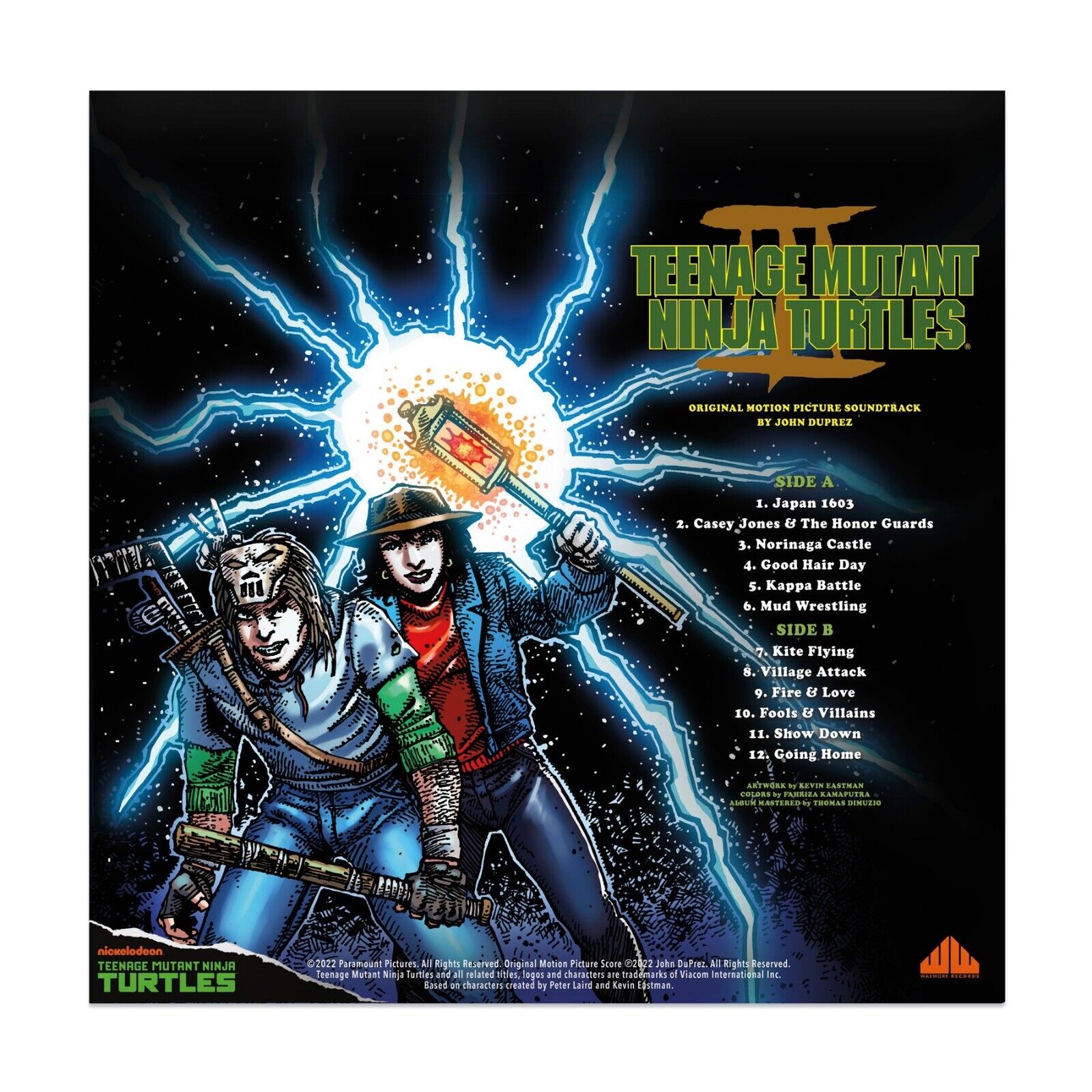 Teenage Mutant Ninja Turtles In Time Part 3 Time Soundtrack Color Vinyl LP TMNT