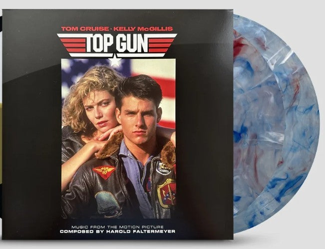 TOP GUN Music From The Movie America Swirl Vinyl 2 LP Limited 350 Deluxe OST