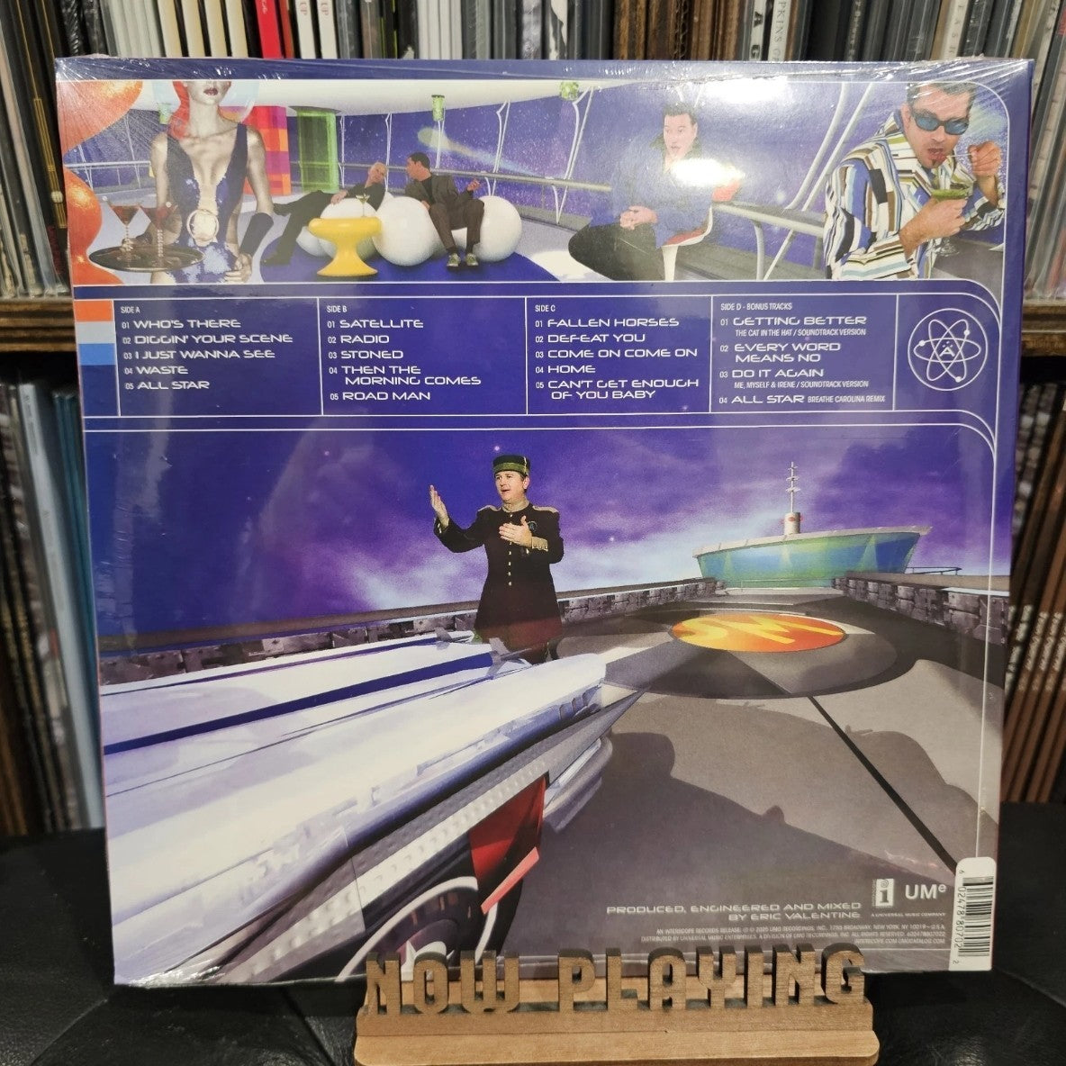 Smash Mouth ASTRO LOUNGE + 4 BONUS Neon Lime/Violet Indigo 2 LP Vinyl NEW/SEALED