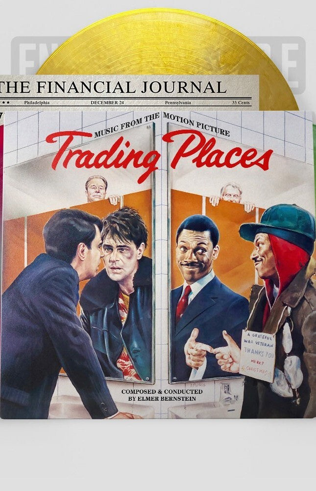 Trading Places LP Soundtrack LIMITED 300 LTD Gold Bar COLOR Album CHRISTMAS MOVIE