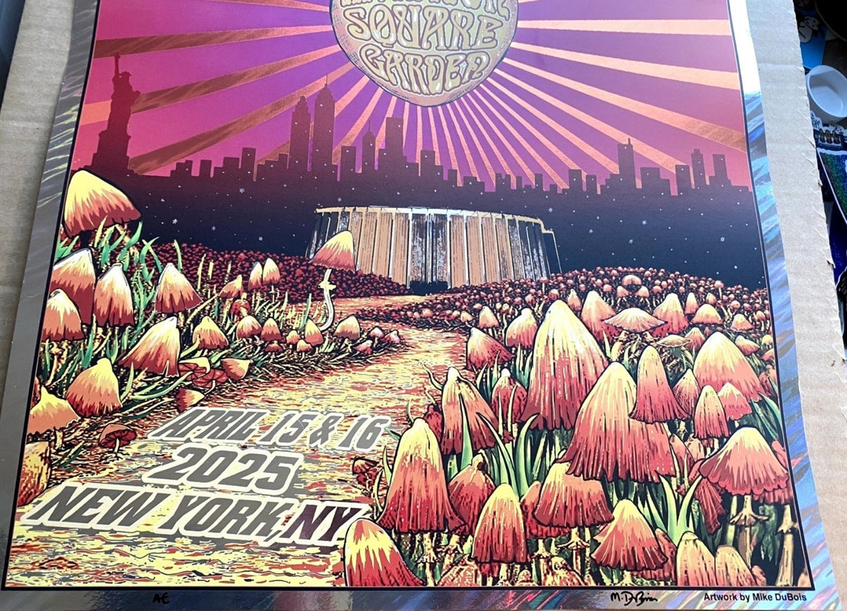 The Brothers Event FOIL Poster 4/15 & 4/16 2025 Madison Square Garden IN HAND